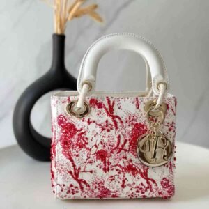 Dior White Mini Floral Toile de Jouy