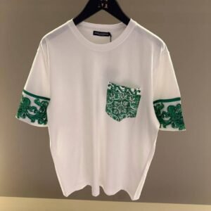 Dolce and Gabbana Majolica-print cotton T-shirt men