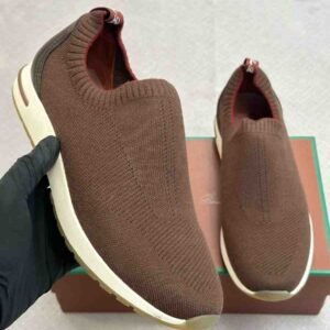 Loro Piana Men's 360 Lp Flexy Walk Active Wish Knit Sneakers