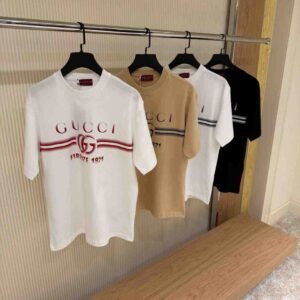 Gucci 24 logo printed round-neck cotton Tshirt