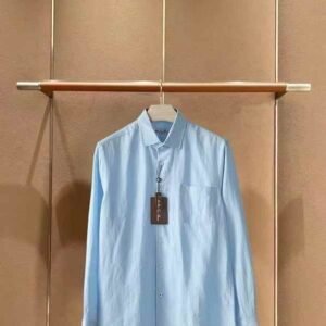 Loro Piana Men's Cotton Linen Full Sleeves Shirt