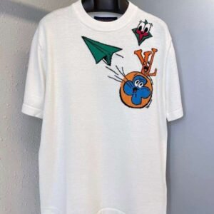 Louis Vuitton Monogram Comics Intarsia Short-Sleeved