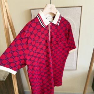 GUCCI - Stretch Cotton Blend Piqué Polo Shirt Gucci