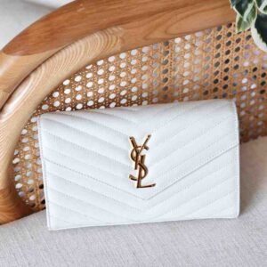 Saint Laurent Cassandre Matelassé Business Card Case