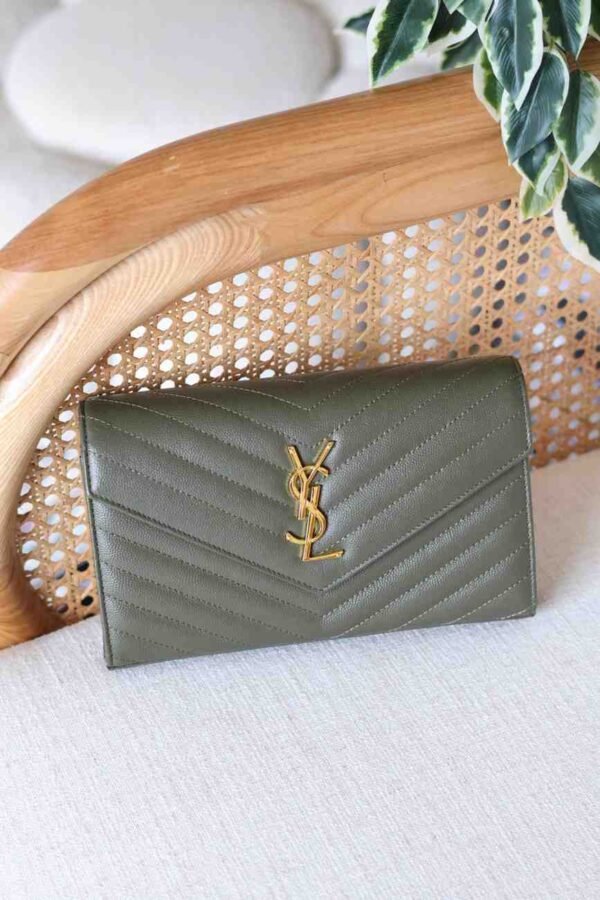 Saint Laurent Cassandre Matelassé Business Card Case - Image 9