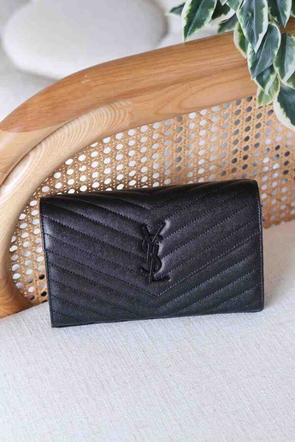 Saint Laurent Cassandre Matelassé Business Card Case - Image 8