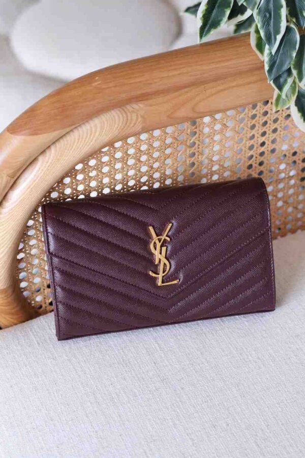 Saint Laurent Cassandre Matelassé Business Card Case - Image 12