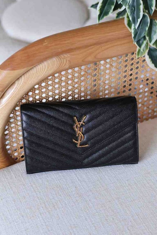 Saint Laurent Cassandre Matelassé Business Card Case - Image 11