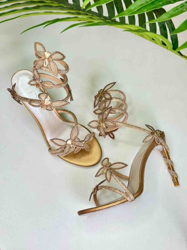 Rene Caovilla, Butterflies Crystal-embellished High Sandals