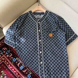 Louis Vuitton Damier Denim baseball shirt