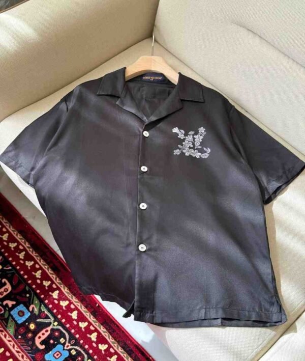 Printed Signature Silk Shirt - Ready-to-Wear - Image 2