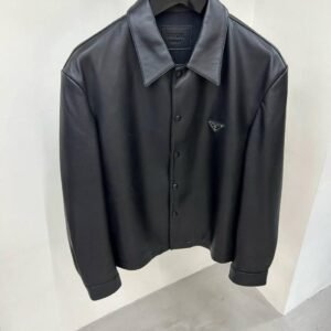 Prada Men's Leather Shirt
