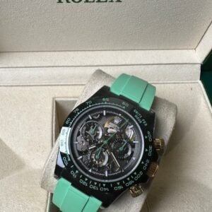 Rolex Daytona 40mm Skeleton Dial Watch Blue Edition