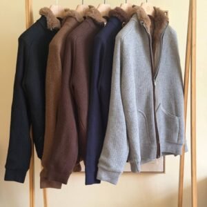 Loro Piana Cashmere Castorino Fur Trim Bomber Jacket