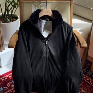 FAUX FUR LOMPER SUEDE HOODED