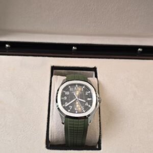 Patek Philippe Aquanaut 5167/1A-001 40mm Stainless Steel Green Rubber Strap Watch