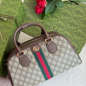 Gucci Women's Ophidia Small Gg Supreme Canvas & Leather Shoulder Bag