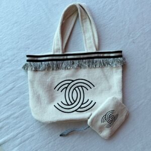 Chanel CC Beach Tote Bag With Pouch In Dubai