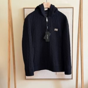 Dolce & Gabbana Men's Zip-up Hooded Sweater