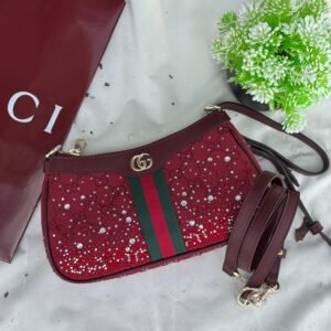 Gucci Ophidia Crystals Small Shoulder Bag