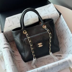Chanel Top Handle Black Bag