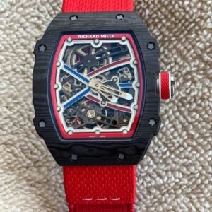 Richard Mille Automatic Watch Red/Black