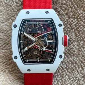 Richard Mille Automatic Watch Red/White