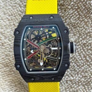 Richard Mille Automatic Watch Yellow