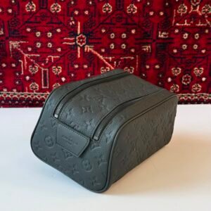 Louis Vuitton Locker Dopp Kit Monogram Full Black