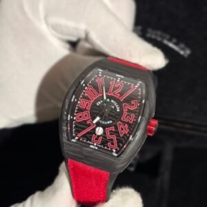 Franck Muller Vanguard Carbon red Arabic numerals