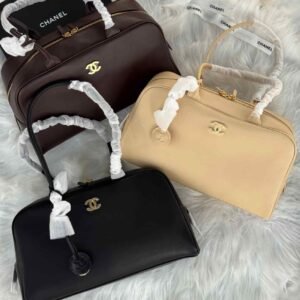 Chanel Calfskin Large Bowling Bag